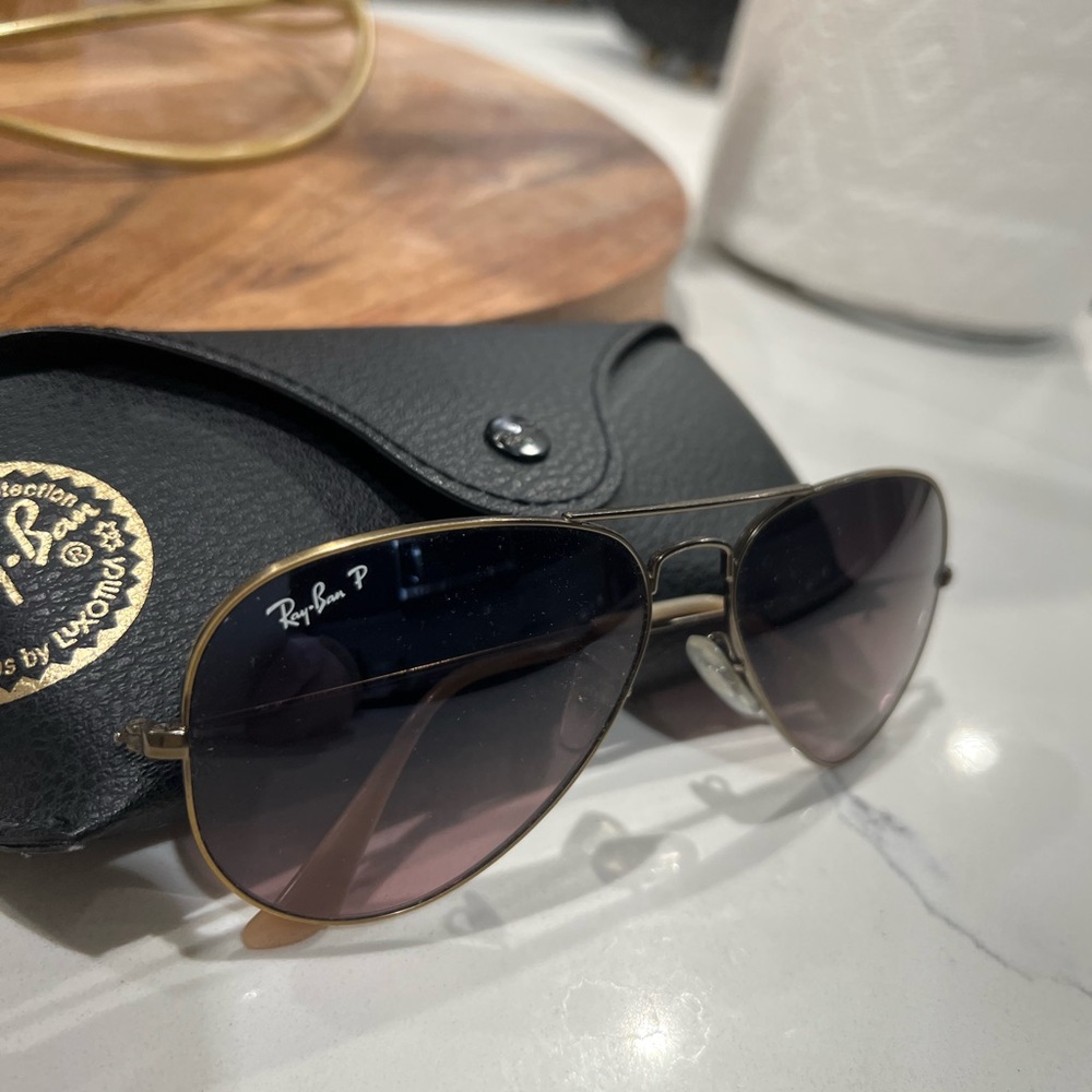 Ray-Ban Polarized Aviator Sunglasses